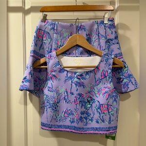 NWT M Lilly Pulitzer Neri Set Fruity Monkey
